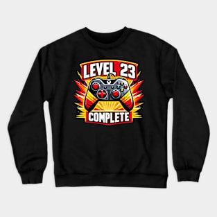 Gamer's Achievement Badge Crewneck Sweatshirt